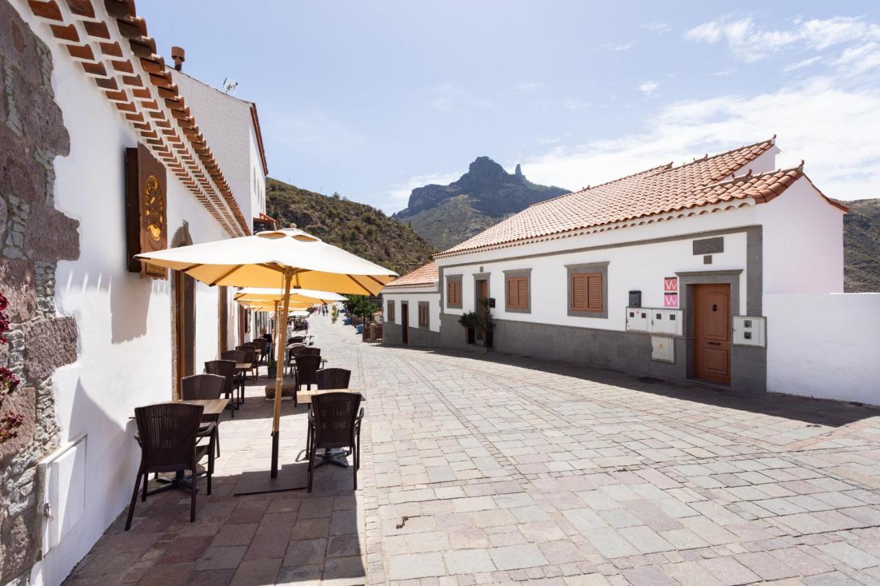Casa Evaristo With Roque Nublo View Tejeda  Luaran gambar