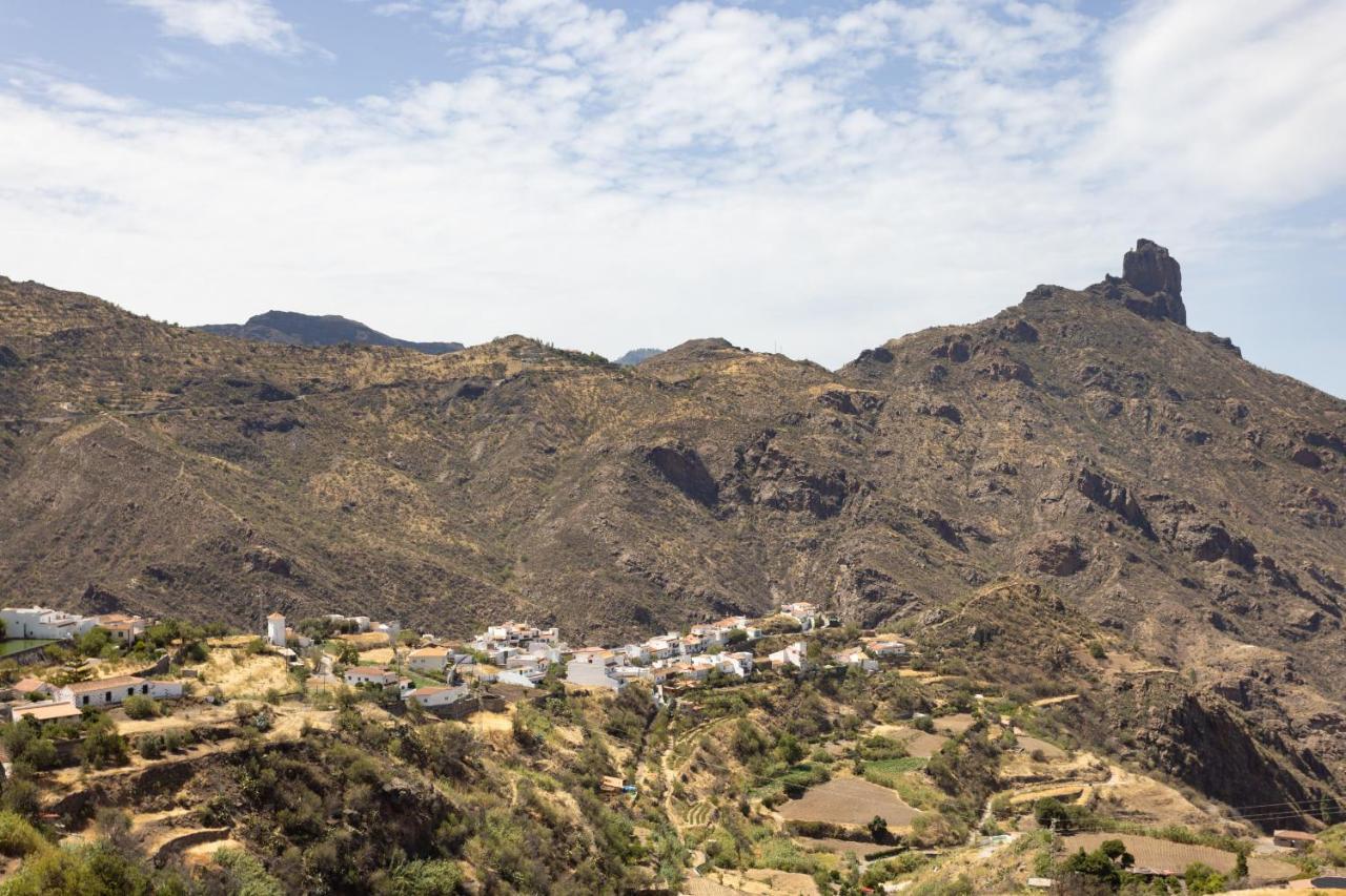 Casa Evaristo With Roque Nublo View Tejeda  Luaran gambar