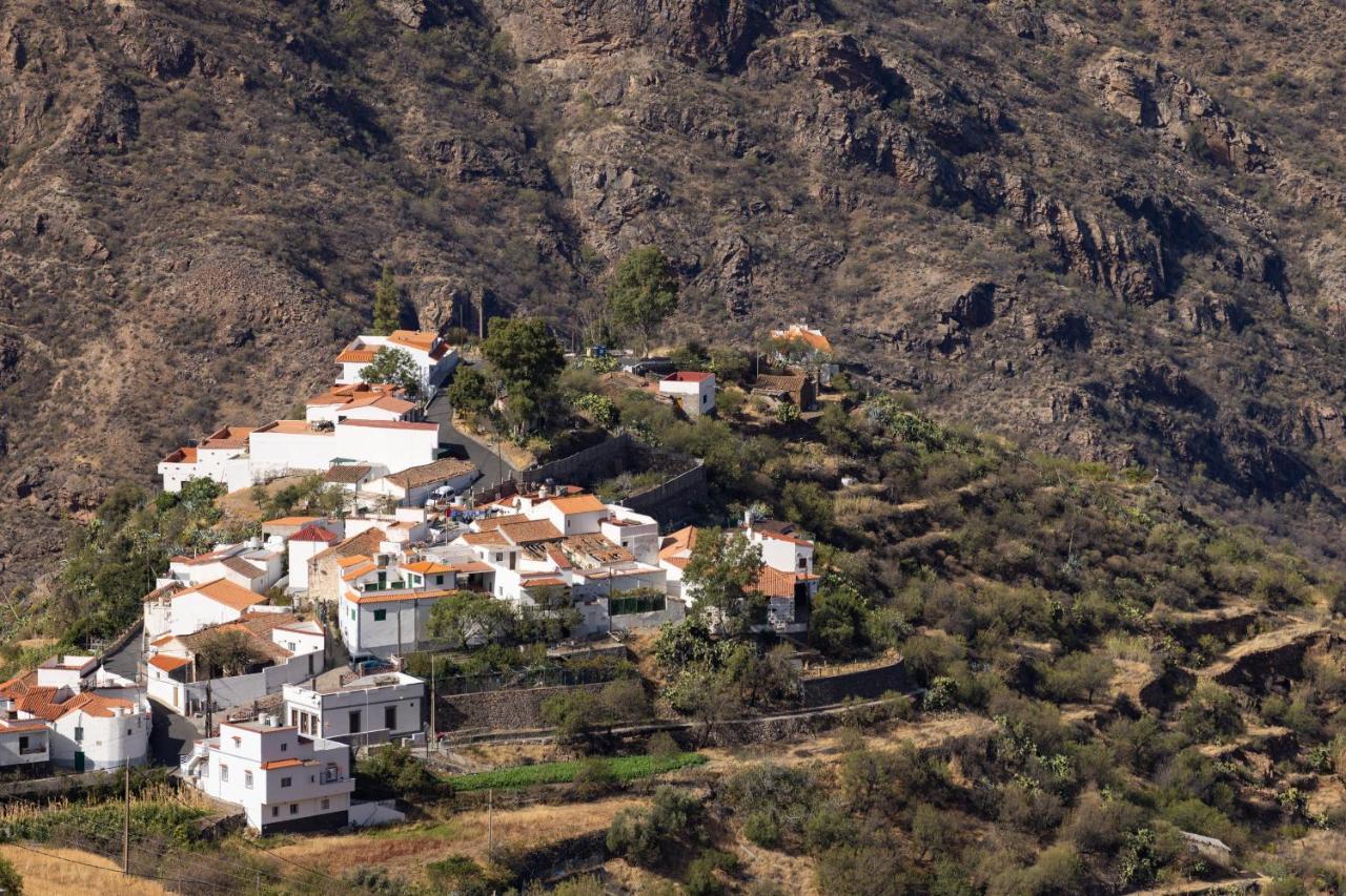 Casa Evaristo With Roque Nublo View Tejeda  Luaran gambar